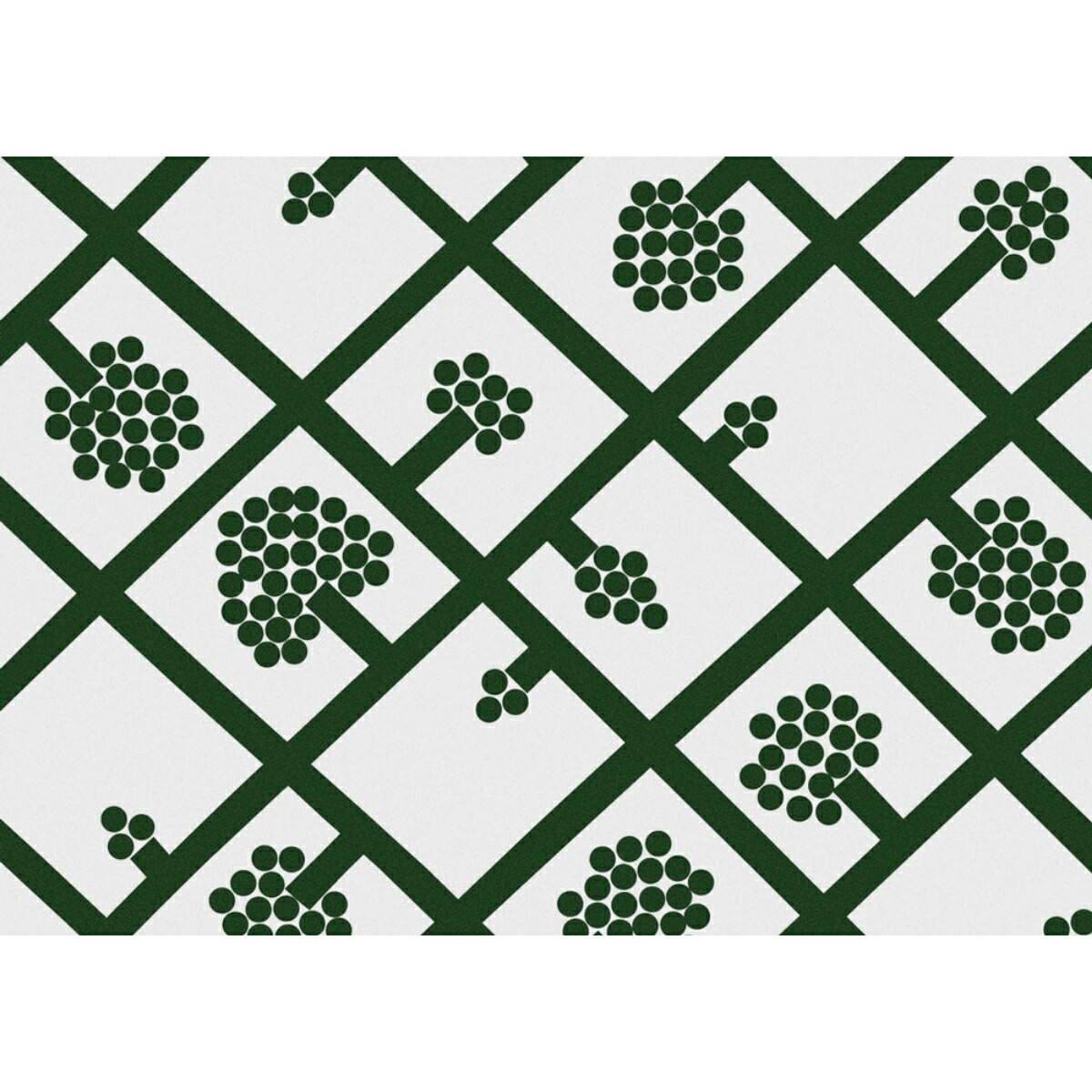 marimekko マリメッコ 壁紙 23347 スパルイェ グリーン 70cm幅 北欧デザイン 不織布クロス アクセントウォール インテリア