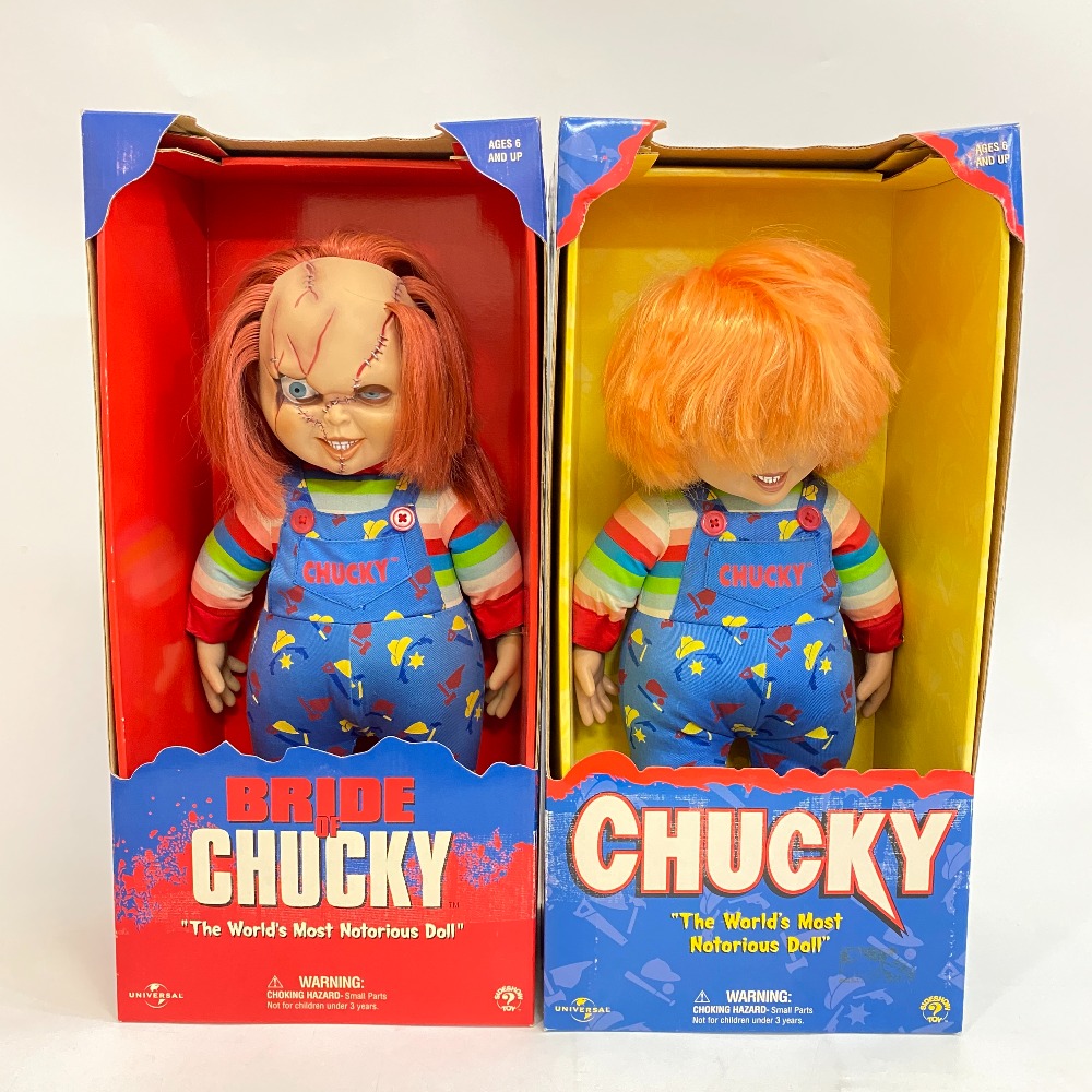 チャッキー BRIDE OF CHUCKY デッドストック SIDESHOW TOY 人形 フィギュア ドール ユニバーサル 箱付き 2体セット まとめて 40cm フィギュア マルチカラー 24,420円