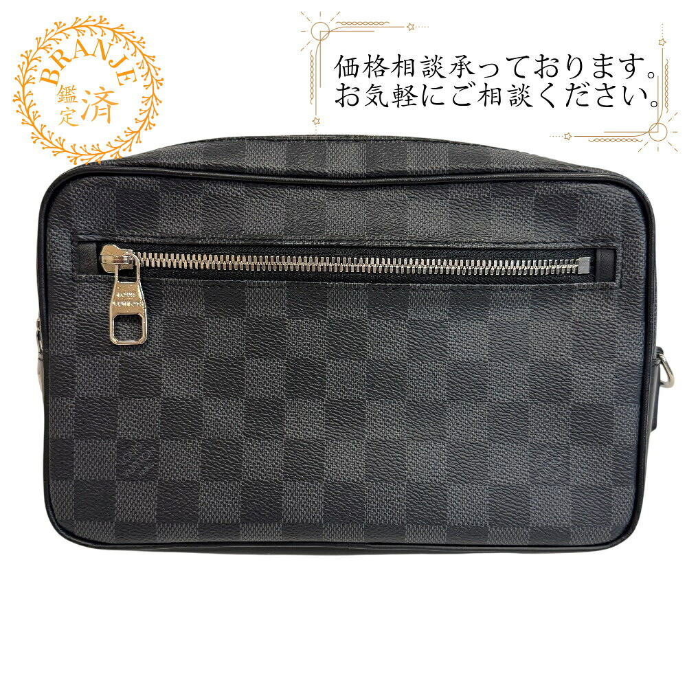 LOUIS VUITTON ルイヴィトン ルイヴィトン N41664 ポシェットカサイ ダミエグラフィット ポシェット 黒いこと