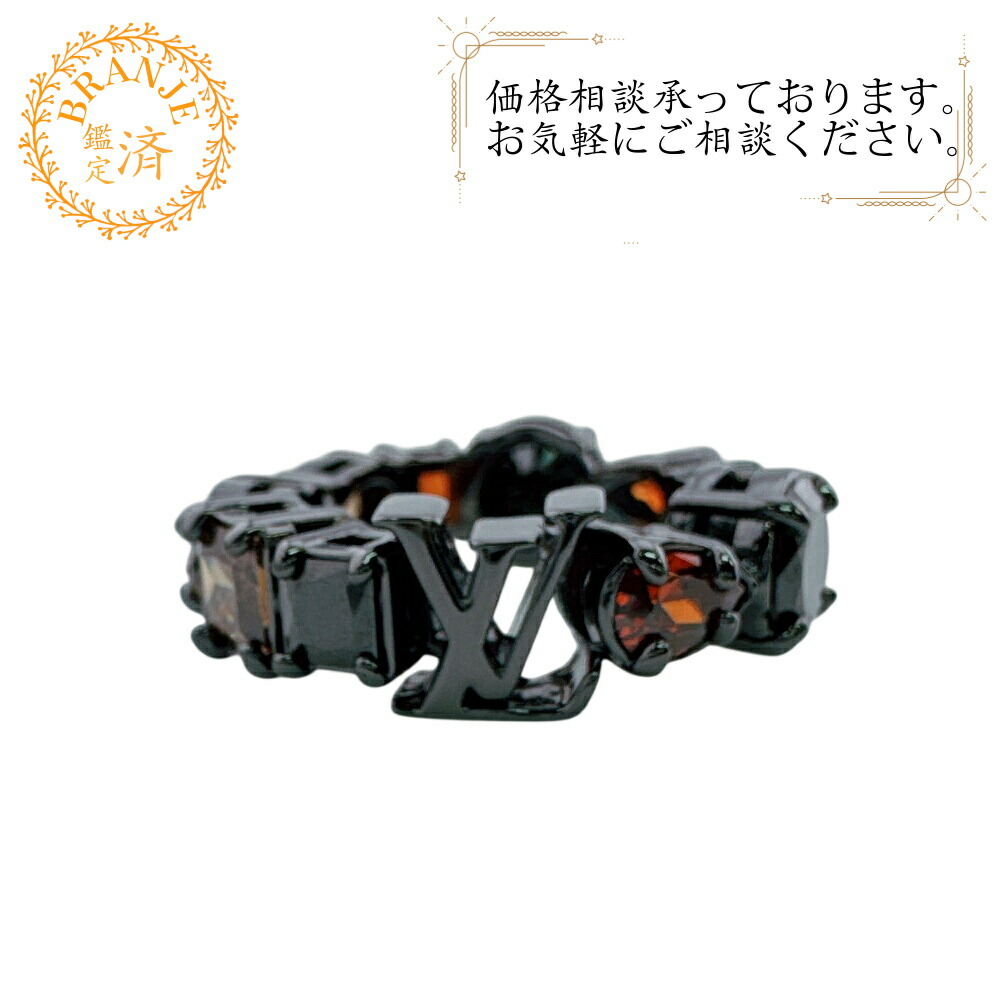 LOUIS VUITTON ルイヴィトン ルイヴィトン M1202M ライト ストーン LVライト リング・指輪 ブランド アクセサリー ジュエリー ファッション ブラック 39,000円