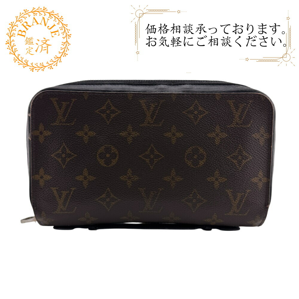 LOUIS VUITTON ルイヴィトン ルイヴィトン M61506 ジッピーXL ラウンドジップウォレット モノグラムマカサー 二番め御徒面子 御徒面子 鞄 ブランド名 クラッチペダル御徒面子 メンズ レディース 赤銅色