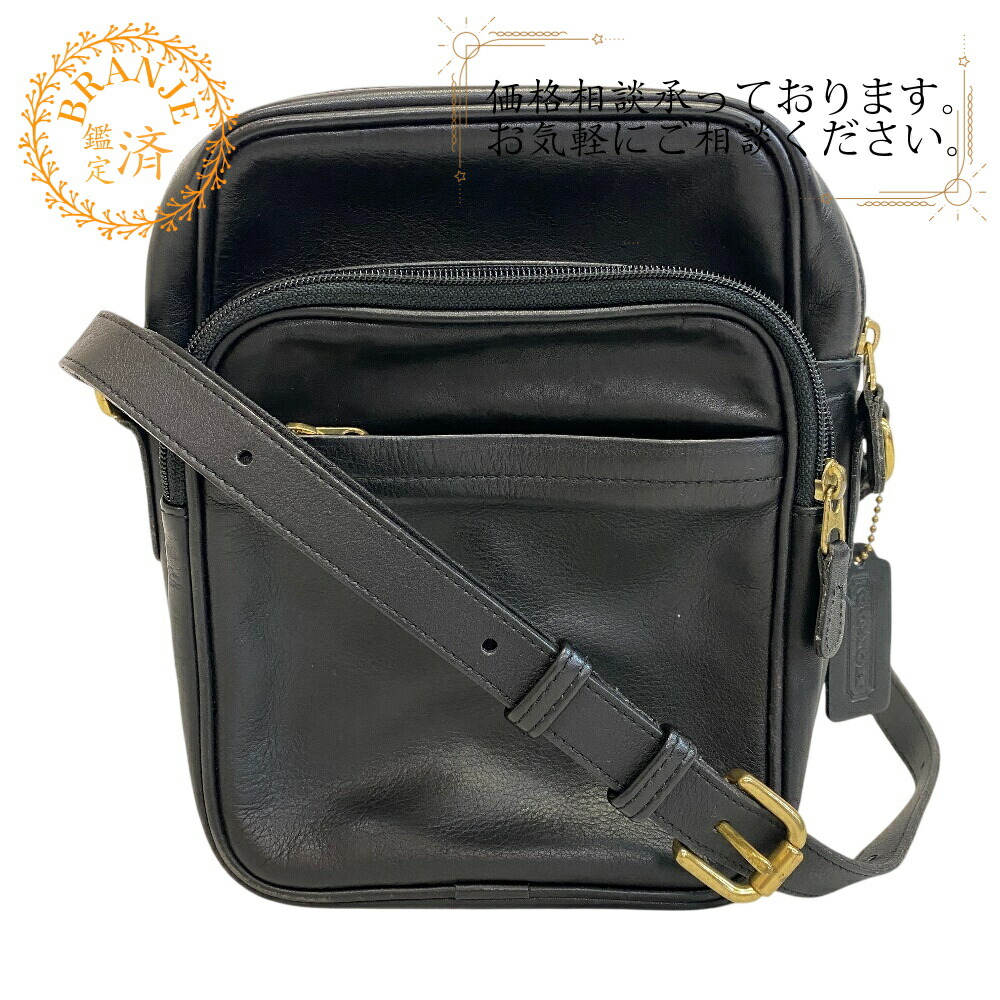 COACH コーチ 241 オールドコーチ ヴィンテージ ポシェット ショルダーバッグ バッグ カバン 斜めがけ 肩掛け ブランド ブラック|BRANJE 店