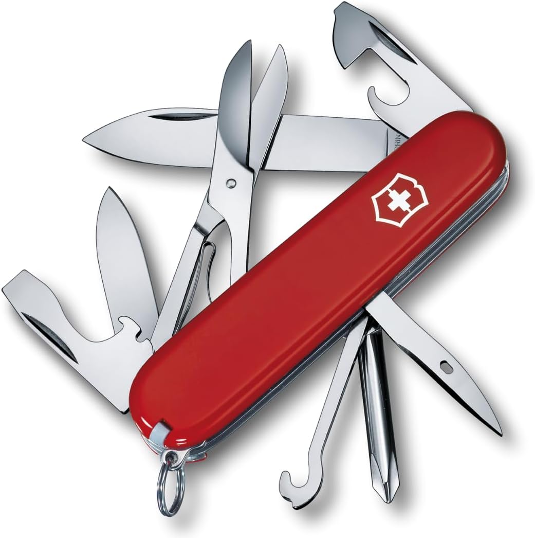 ビクトリノックス スーパーティンカー 91粍 赤いこと 1.4703 VICTORINOX マルチ物の具 九寸五分 14役立つこと 定め事品