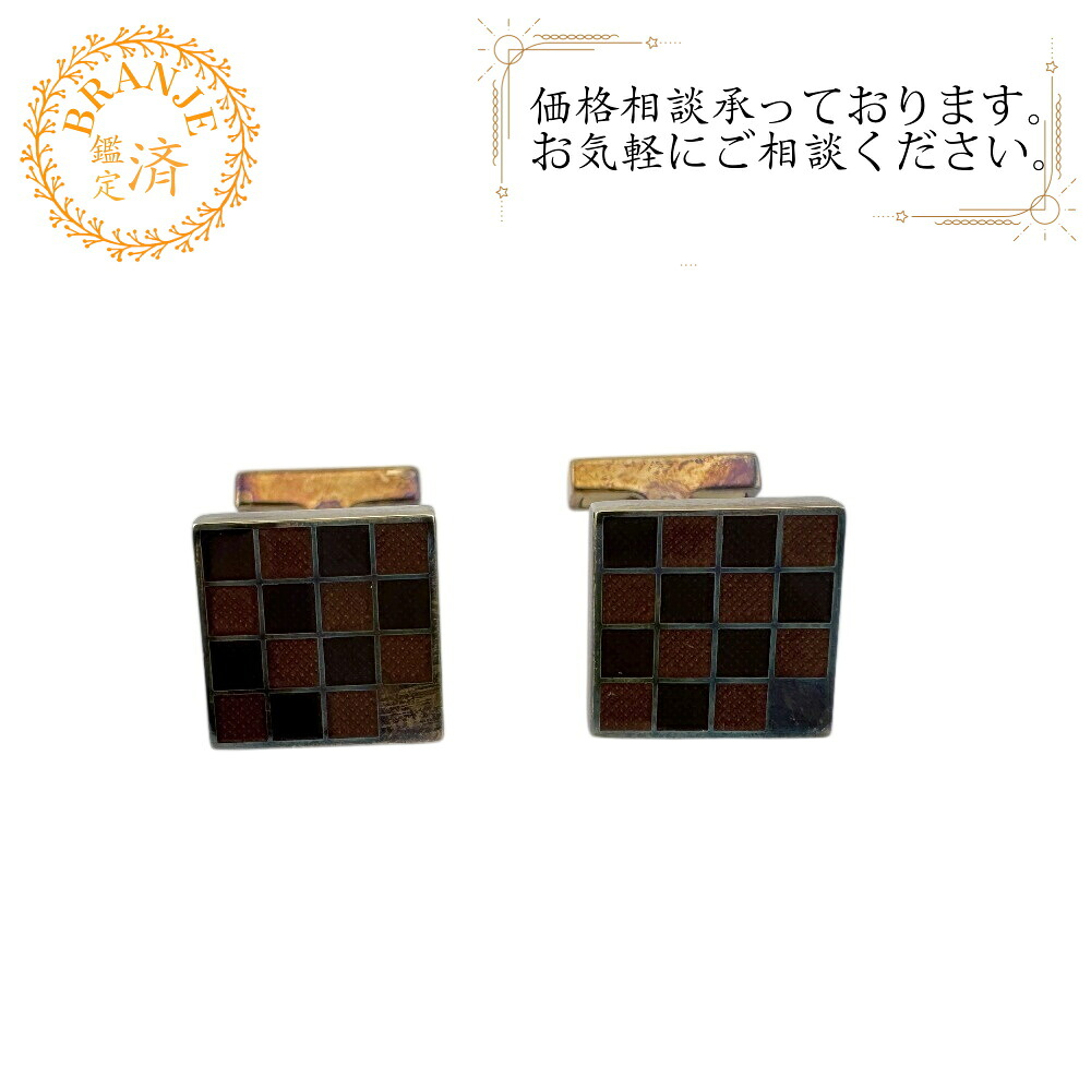 LOUIS VUITTON ルイヴィトン ルイヴィトン M64660 ブトン ドゥ マンシェット カフスリンク 専用入れもの付き添い人 折り返し 赤銅色