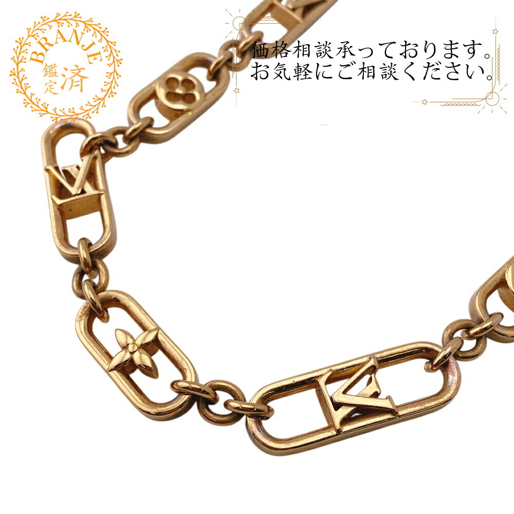 LOUIS VUITTON ルイヴィトン ルイヴィトン M01123 首飾り・マイ LV チェーン店GM 首飾り ブランド名 チェーン店 宝飾品 ゴールド