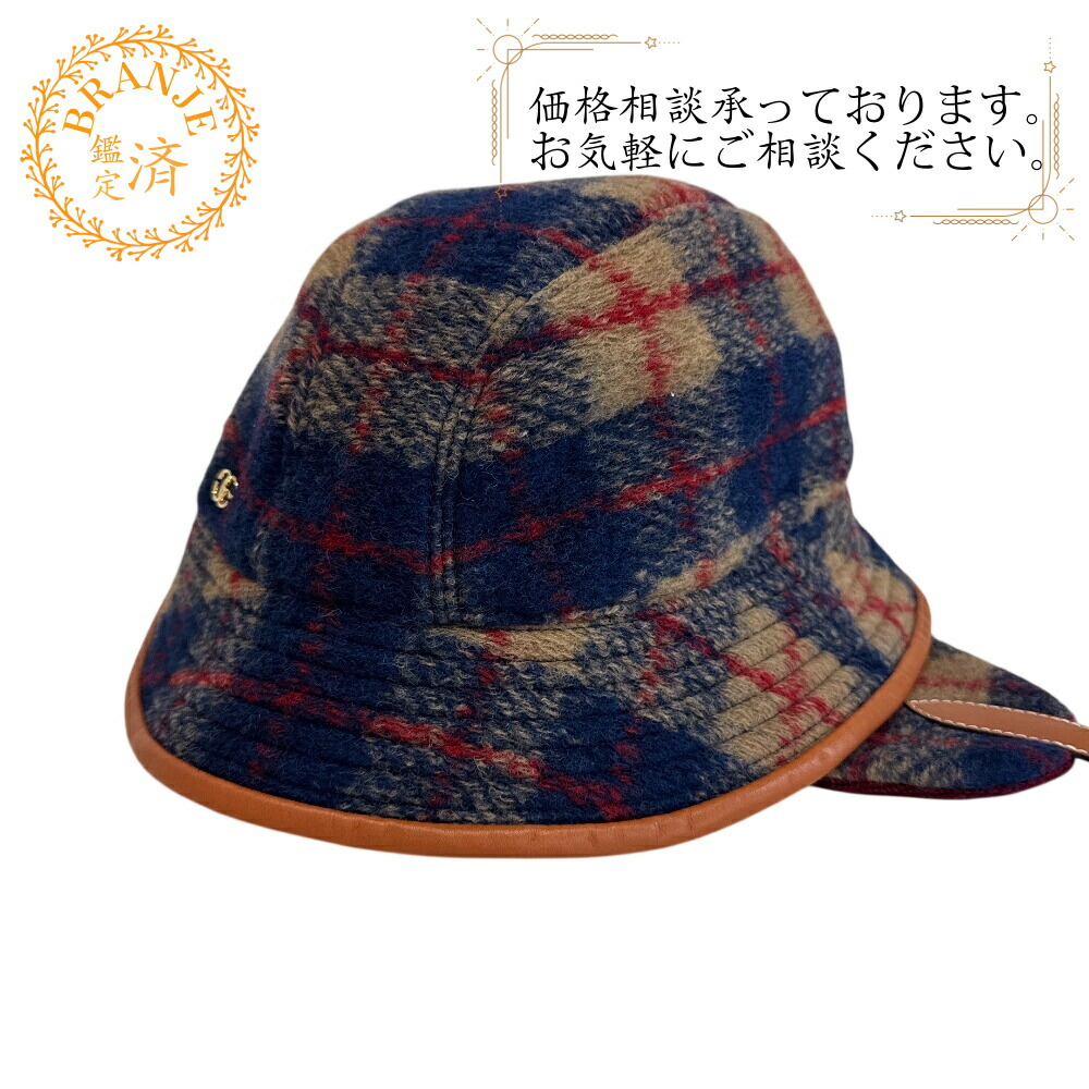 GUCCI グッチ 727244 チェック　帽子 ハット マルチカラー｜BRANJE 店