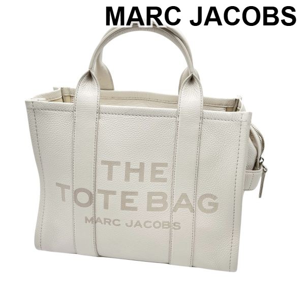 【中古】マークジェイコブス MARC JACOBS ハンドバッグ ザ トートバッグ The Tote Bag 白 レザー レディース S5Y243