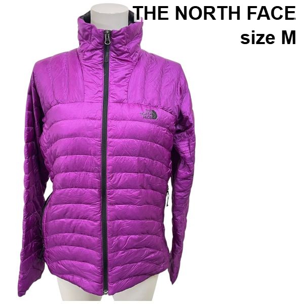 【中古】ザノースフェイス THE NORTH FACE ダウンジャケット パープル グースダウン M レディース S5Y192｜BRANKASTA 店