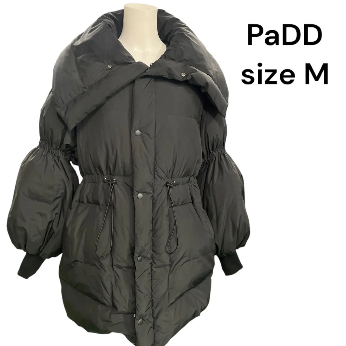【中古】美品 パッド PaDD エストネーション シルエットが可愛い ダウン ジャケット コート M 9号 S5M282