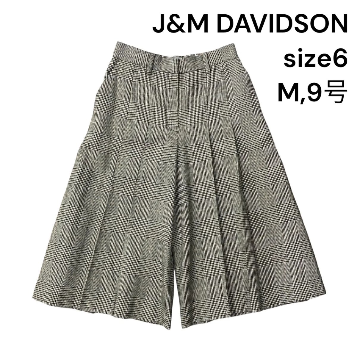 【中古】ジェイ&エム デヴィッドソン J&M DAVIDSON キュロットパンツ ガウチョ ウール サイズ6 レディース S5U176