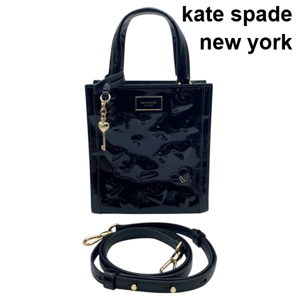 【中古】美品 ケイトスペード kate spade 手当たり トー マイハート型 マンハッタン ミニトート ハンドバック 肩肉 2WAY なめし革 レディース 6D113
