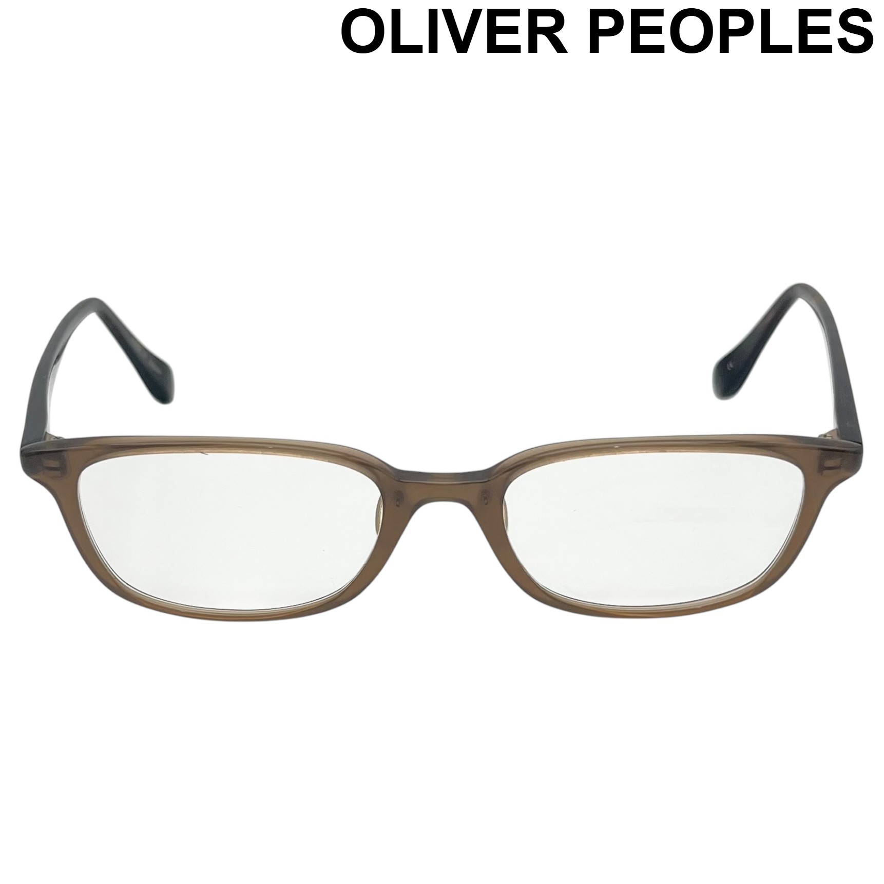 【中古】オリバーピープルズ OLIVER PEOPLES 伊達眼鏡  Hylan  ご機嫌幽客 51 19 140 赤銅色ベージュ系 51 19 140 レディース 6V316