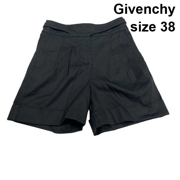 【中古】ジバンシー Givenchy 遊撃手ズボン下 株式会社三塁ベース一般教養 スナップボタン 黒 綿織物 38 M レディース S6D000