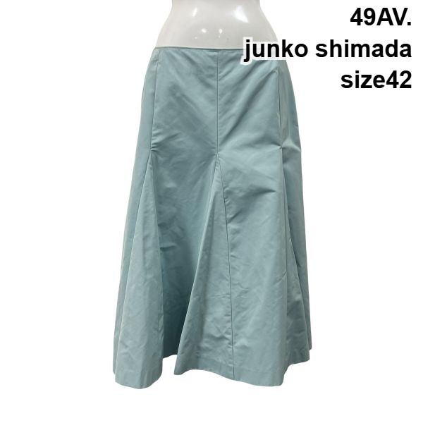 【中古】フォーティーナインアベニュージュンコシマダ 49AV.junko shimada ロングスカート Aライン フレア 42 L~XL 11~13号 レディース S6E276|BRANKASTA 店