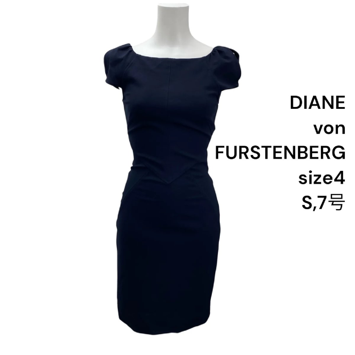 【中古】ダイアンフォンファステンバーグ DIANE von FURSTENBERG 衣装 膝丈 大きさ4 レディース S5T271