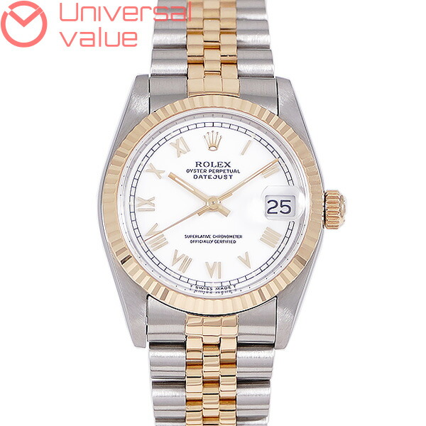 楽天市場】ROLEX ロレックス ボーイズサイズ デイトジャスト PT