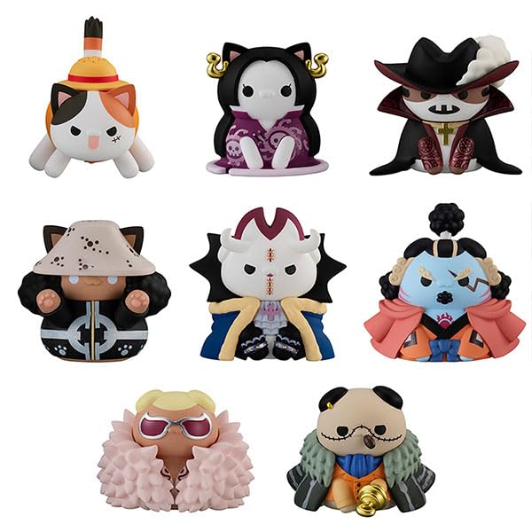 MEGA CAT PROJECT ワンピース ニャンピースニャーン！ ルフィと王下七武海 8個入りBOX