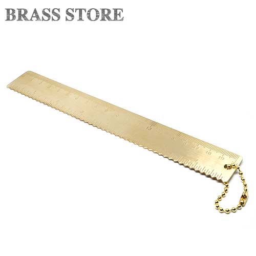 楽天市場 Brass Store ブラスストア 真鍮 定規 ギザギザ ブラス メジャー ルーラー カッパー 雑貨 子供 教材 デスク グッズ 文房具 インチ ゴールド 物差し メンズ 雑貨 ビンテージ 真鍮雑貨 Brass Store