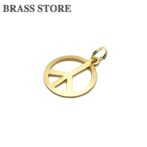 楽天市場 Brass Store ブラスストア 極小二重リング付き 真鍮チャーム ピースマーク シンボル 平和 反戦 ハト ブラス パーツ 部品 アクセサリー キーホルダー ネックレス チョーカー チャーム 真鍮雑貨 Brass Store