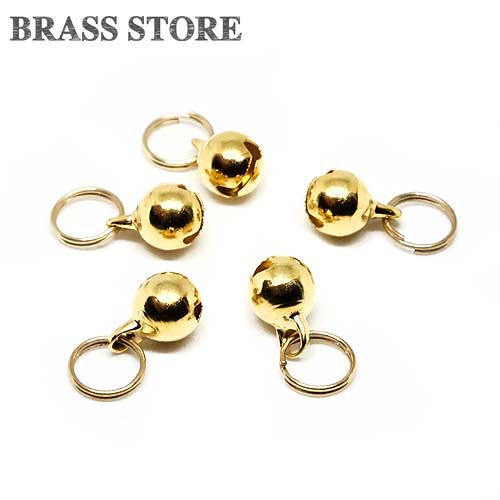 楽天市場 Brass Store ブラスストア 5個セット 真鍮 宝来鈴キーホルダー Xxsサイズ 2 0分 ブラス 鈴 呼び鈴 ベル チャーム キーリング ペット首輪 自転車 鍵 ゴールド 金色 真鍮雑貨 Brass Store
