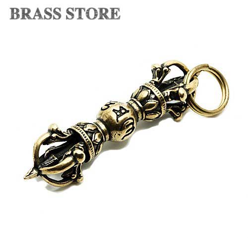 真鍮 カルタリ（ターコイズ装飾）ブラス 密教法具 チベット ネパール 金剛杵 真鍮 カルタリ（ターコイズ装飾）ブラス 密教法具 チベット ネパール