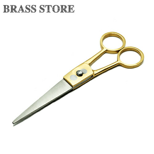 楽天市場】BRASS STORE ブラスストア / ステンレス ハサミ（ゴールド