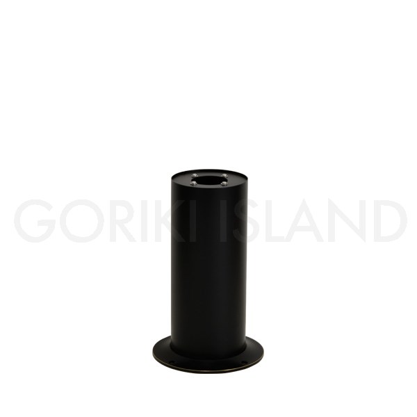 GORIKIISLAND EN M BK≫オプション ポール マリンランプ用 地面 縦型設置 ガーデン ポーチ ライト 高さ 27.4cm 真鍮製 ノーマルサイズ照明 BH1000(LOW)/BH1010(LOW)/BH1012 用 クール モダン ビス付き ブラック仕上げ 艶なし 黒色 アンティーク|ゴーリキアイランドブラス