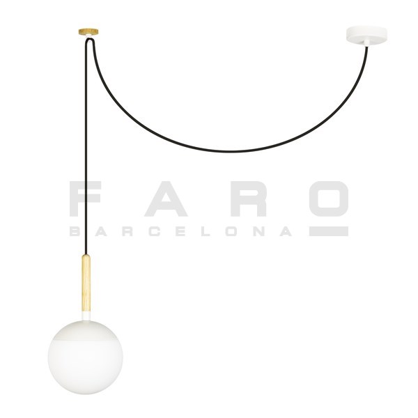 FARO BARCELONA MINE White pendant lamp≫室内点火装置 シャンデリヤ点火装置 吊り下げ 喫茶店 夕ご飯 リビング 勝手もと  丸形 木 嘱する引っ掛かりで高さ合わせる可 天後ばらい 身をもって結線  今めかしい 今めかしい 分かりやすい 今めかしい 北欧  室内用 螺子釘 白熱電球嘱する LED    100-240V 白いこと