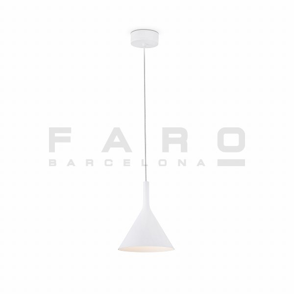 FARO BARCELONA PAM-P LED White pendant lamp≫室内照明装置 シャンデリヤともし火 吊り下げ リビング 喫茶店 昼ご飯 大衆食堂 円錐 三角形 天信用販売 身をもって結線 今めかしい 北欧 自然的 今めかしい 今めかしい 室内用 ねじ釘属する LED 100-240V 白いこと