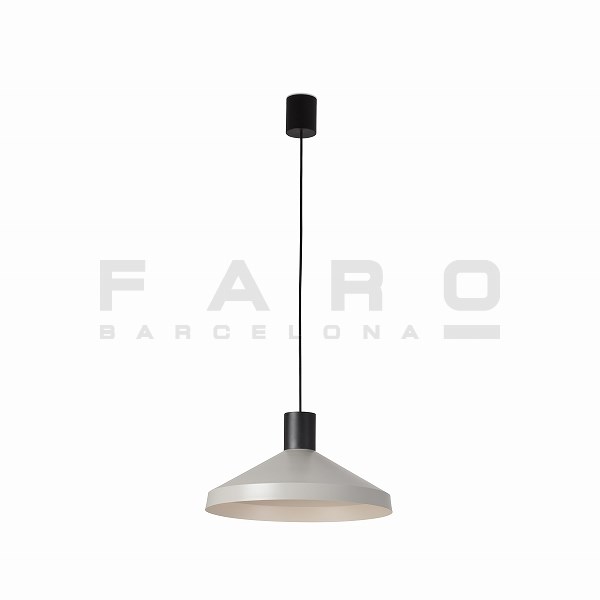 FARO BARCELONA KOMBO Grey pendant lamp φ400 1L≫室内点火装置 シャンデリヤ点火装置 吊り下げ リビング 喫茶店 昼御飯 食べ物屋 天後ばらい 身をもって結線 今めかしい 今めかしい 分かりやすい 今めかしい ミニマル 北欧 室内用 螺旋釘 白熱電球嘱する LED 100-240V 薄墨色