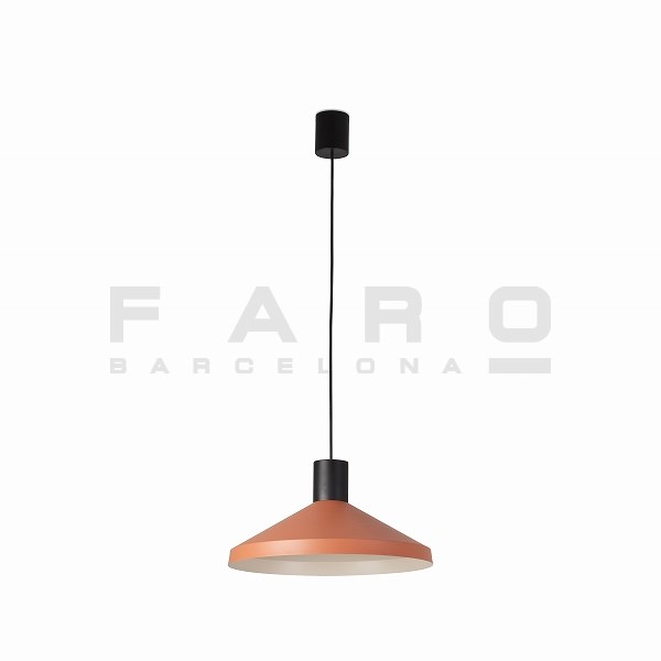 FARO BARCELONA KOMBO Terracotta pendant lamp φ400 1L≫室内点火装置 シャンデリヤ点火装置 吊り下げ リビング 喫茶店 昼御飯 食べ物屋 天後ばらい 身をもって結線 今めかしい 今めかしい 分かりやすい 今めかしい ミニマル 北欧 室内用 螺旋釘 白熱電球嘱する LED 100-240V オレンジ色