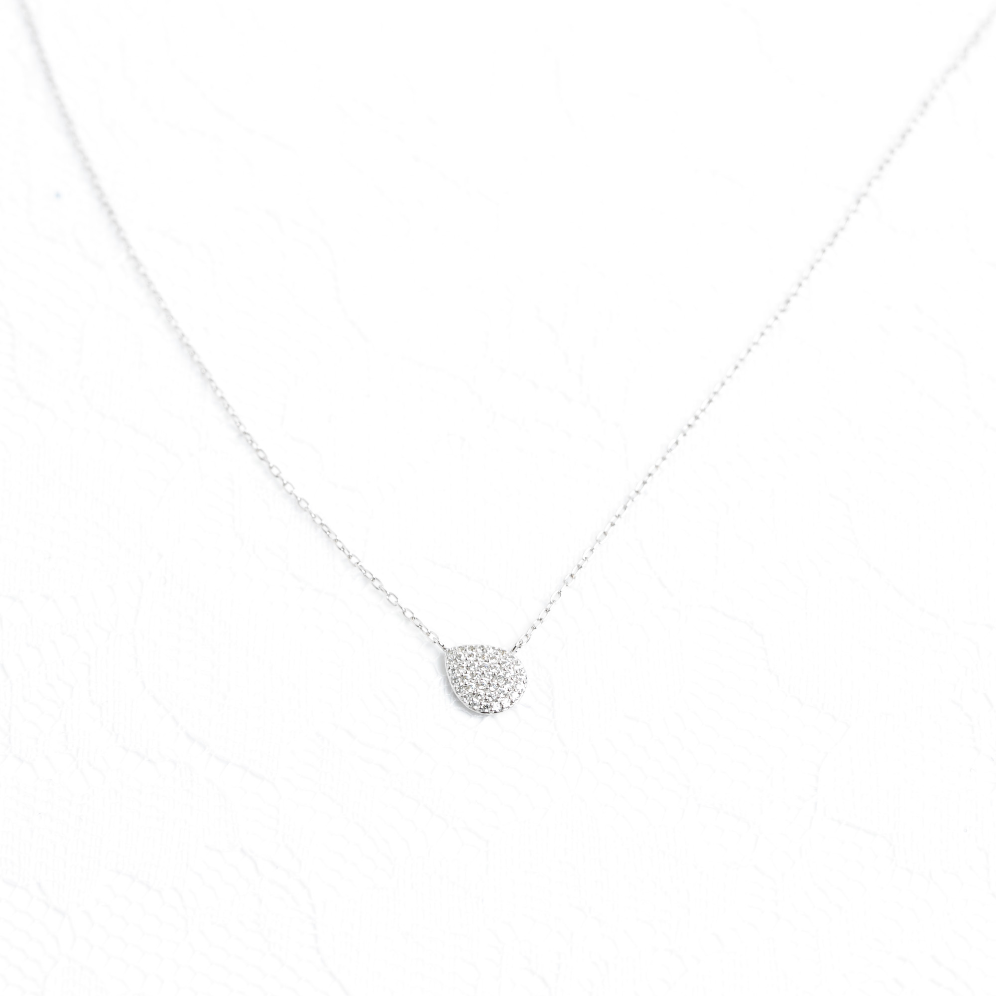 【楽天市場】ネックレス レディース ダイヤ 0.16ct プラチナ PT950 ティアドロップ 雫 可愛い 20代 30代 40代 50代