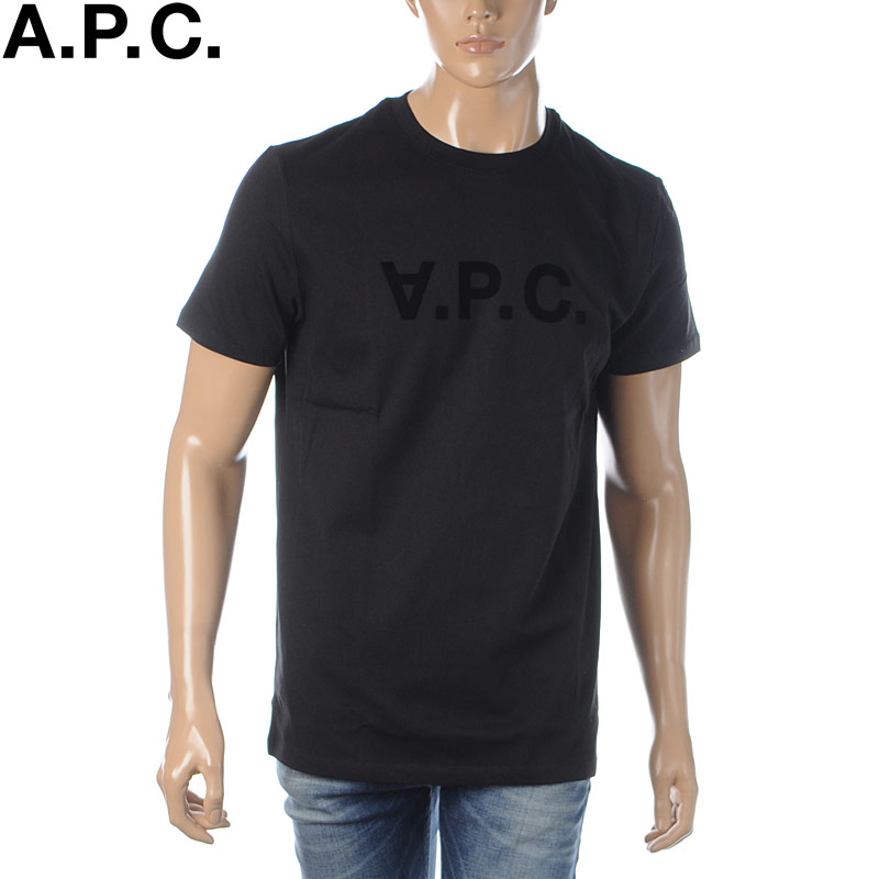 人気no 1 本体 アーペーセー A P C Tシャツ 半袖 クルーネック メンズ ブランド Cobqx H ブラック 21春夏 安いそれに目立つ Masmorracine Com Br