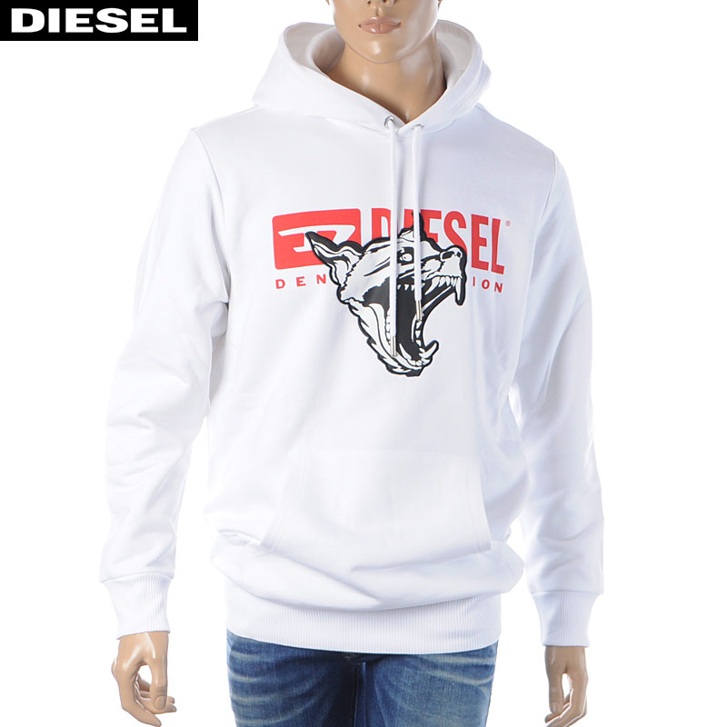 DIESEL - 新品送料込み DIESEL ディーゼル パーカー ホワイト Lの+