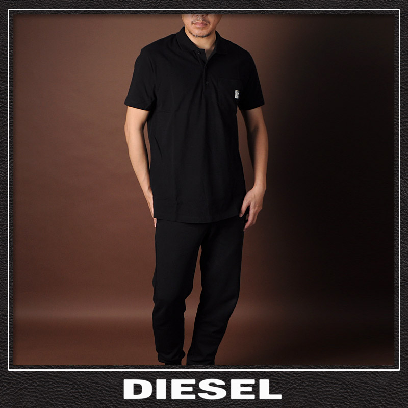 爆売り 楽天市場 ディーゼル Diesel ポロシャツ メンズ T Polo Worky 00sefp 0haxr ブラック 21春夏新作 Bravas 最も優遇 Advance Com Ec