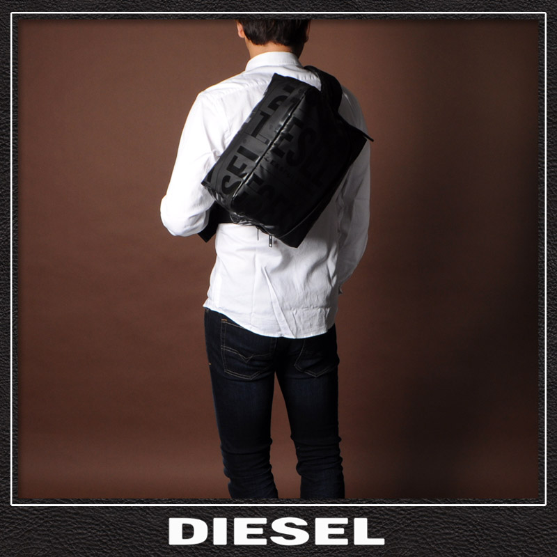 楽天市場 ディーゼル Diesel バムバッグ ボディバッグ X Bold Cross X07796 P3893 ブラック Bravas