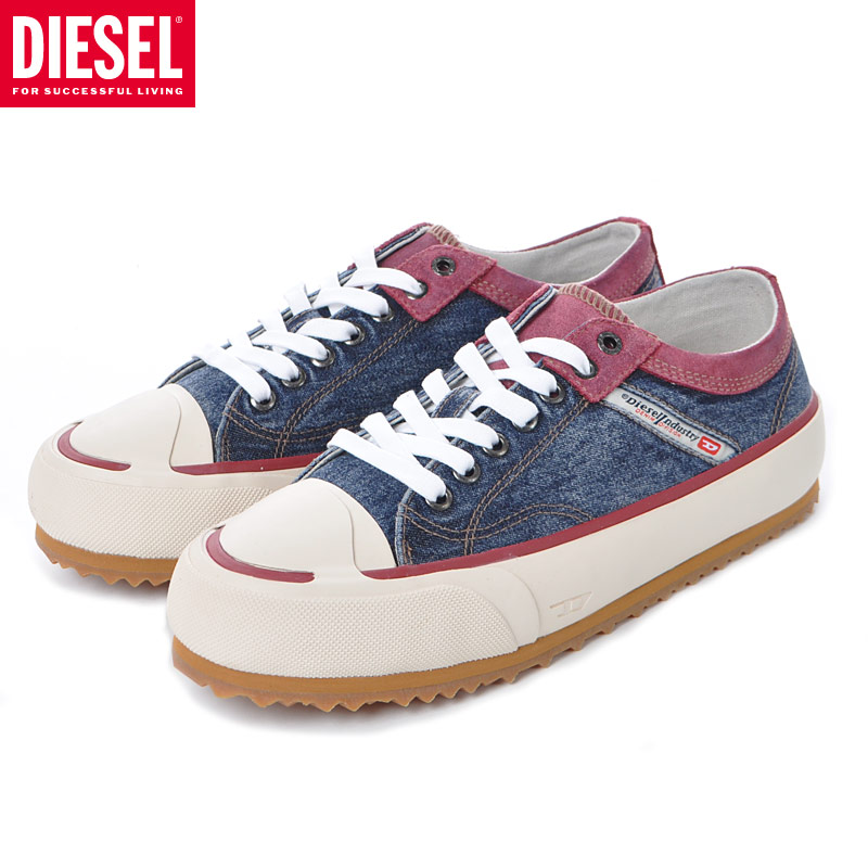 楽天市場】ディーゼル DIESEL レザースニーカー ハイカット
