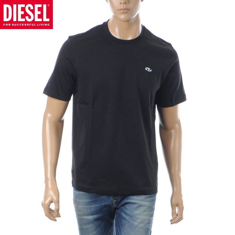 洗練されたデザイン　DIESEL T-JUST-R2 A18557 DIESEL ディーゼル メンズクルーネックTシャツ A18557 0AIJU / T