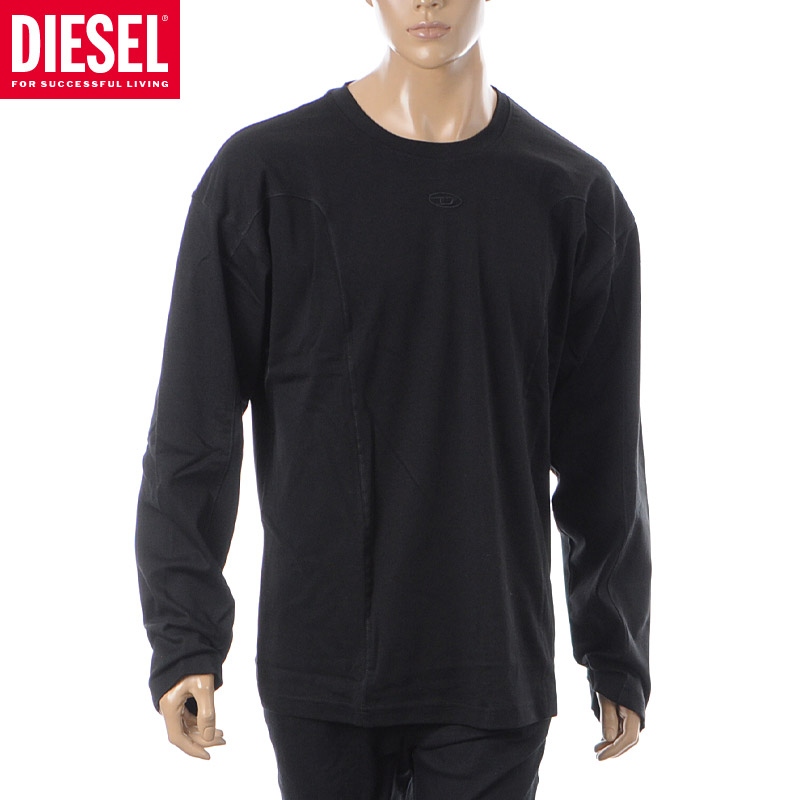 楽天市場】DIESEL ディーゼル メンズロングクルーネックTシャツ A18142