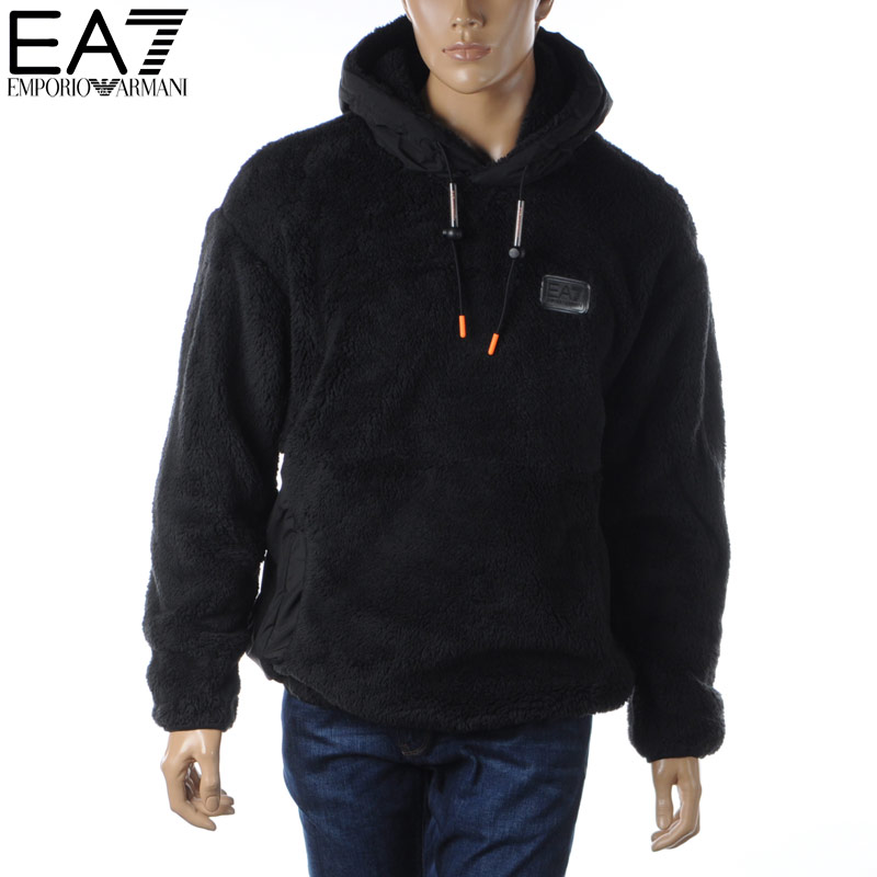 エンポリオアルマーニ フリースパーカー パーカー メンズ EA7 EMPORIO ARMANI ブランド名 ティーシャツ 6RPM51 PJSFZ 黒いこと 心地好い 分かりやすい 厚地の外套大きさ 広々とした ナイロン ジーンズ フーディ 流汗