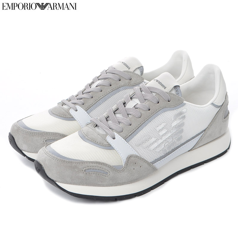 楽天市場】エンポリオアルマーニ EMPORIO ARMANI レザースニーカー 