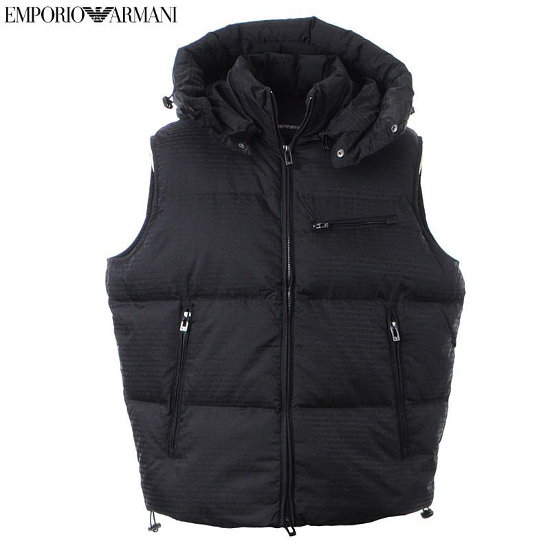 『希少』　エンポリオアルマーニ ダウンベスト　キルティング　グレー　【S】 ARMANI EXCHANGE ダウンベスト ベスト 「A|X アルマーニ