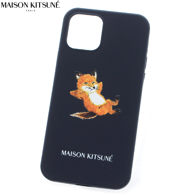 メゾンキツネ Maison Kitsune Iphone 12 12pro アイフォン スマホ ケース カバー Guap0006 ダークネイビー 21春夏新作 Rvcconst Com