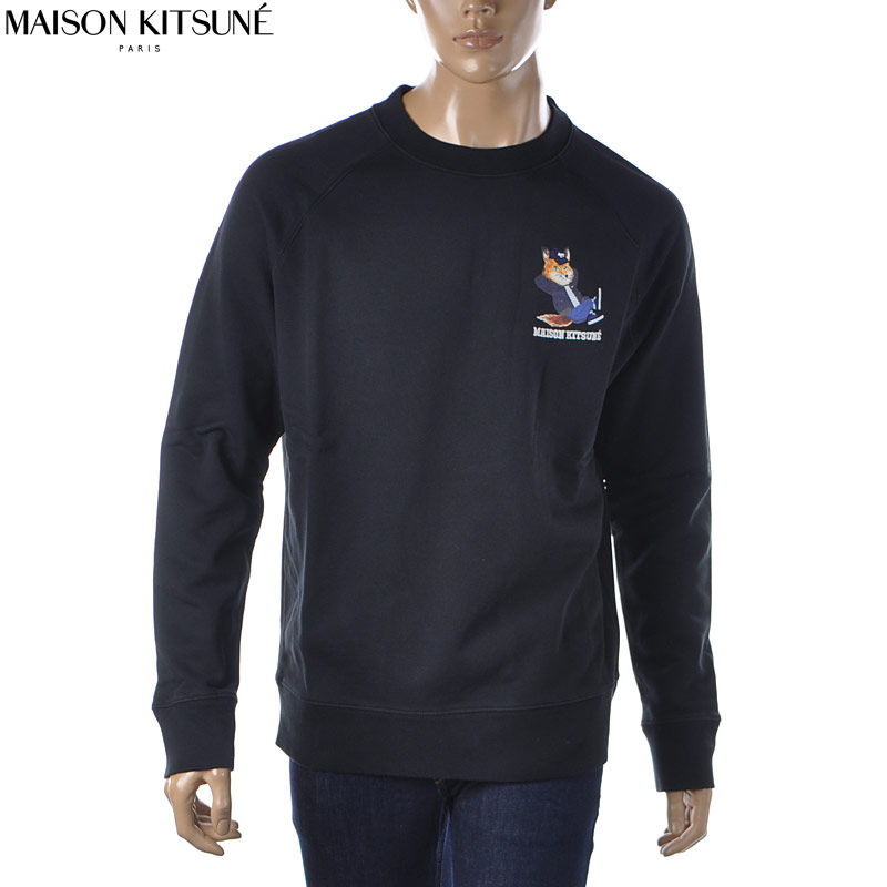 MAISON KITSUNÉ カーキ クルーネック スウェット 楽天市場】メゾンキツネ MAISON KITSUNE クルーネックスウェット