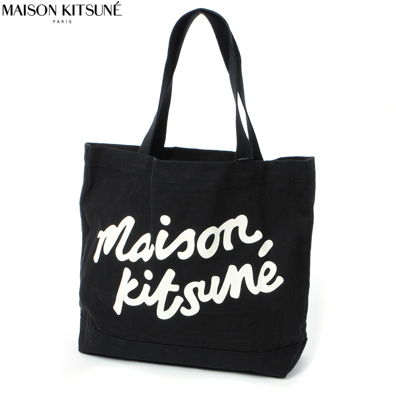 関税込み*送料無料 国内発送【Maison Kitsune】トートバッグ ◇関税込◇MAISON KITSUNE トリコロールフォックス トートバッグ