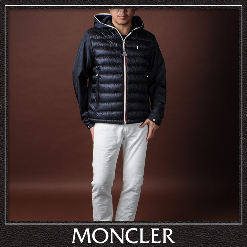 楽天市場 モンクレール Moncler ナイロンブルゾン メンズ アウター Alavoine 652 ネイビー Bravas
