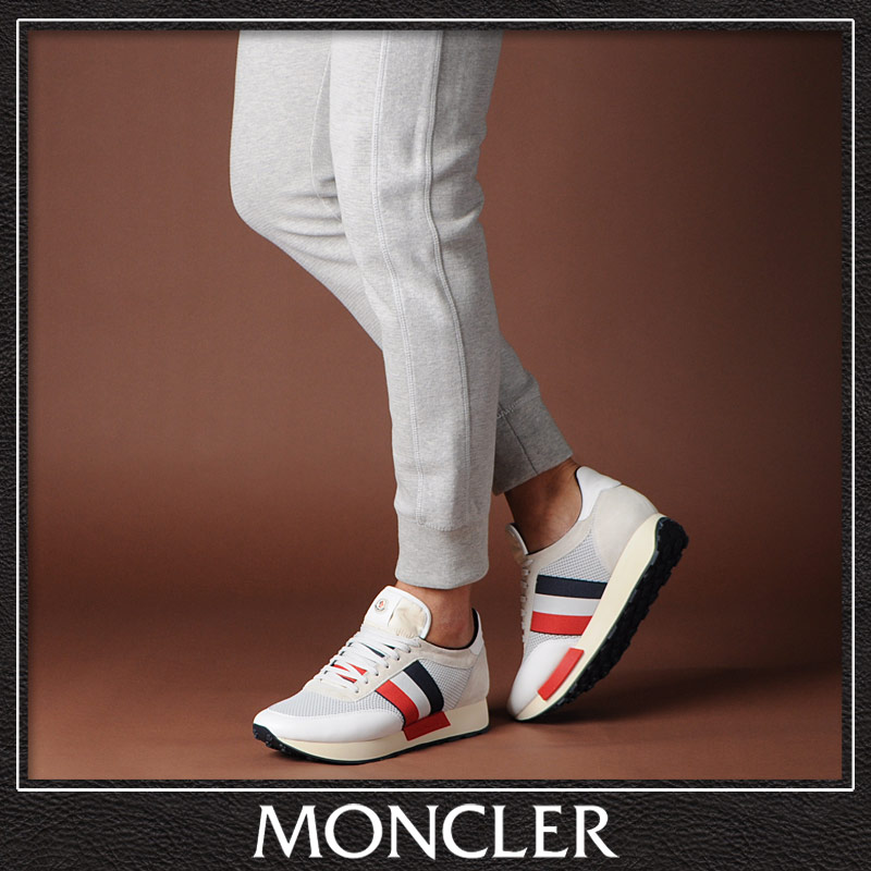 楽天市場 モンクレール Moncler メッシュスニーカー ローカット メンズ Horace 01amq ホワイト Bravas