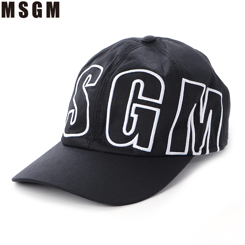 【楽天市場】エムエスジーエム MSGM ベースボールキャップ 帽子 メンズ 2740ML04 195568 ブラック：BRAVAS