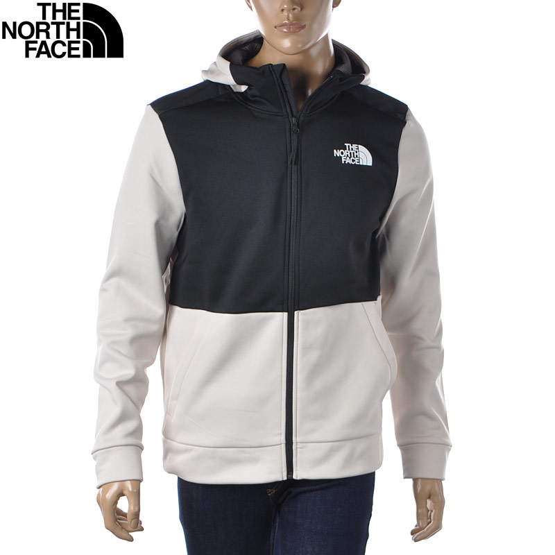 ザ ノースフェイス THE NORTH FACE パーカー メンズ NF0A7ZAJ MEN’S MA FULL ZIP FLEECE ベージュ×ブラック フーディー スウェット ジップアップ ブランド ロゴ カジュアル 大きいサイズ 人気 送料無料