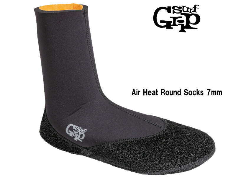 【楽天市場】Surf Grip SURFGRIP サーフグリップ ソックス ブーツ Air Heat Round Socks 7mm ソフト